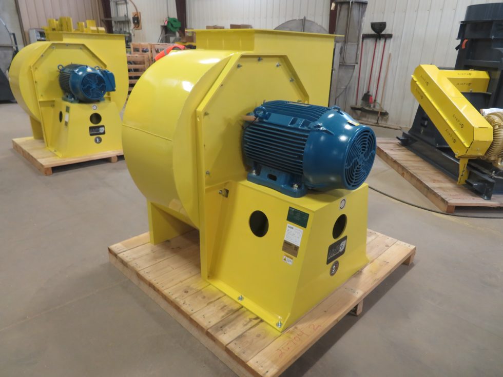 Airpro fan & blower backward inclined fans for blasting dust collection systems